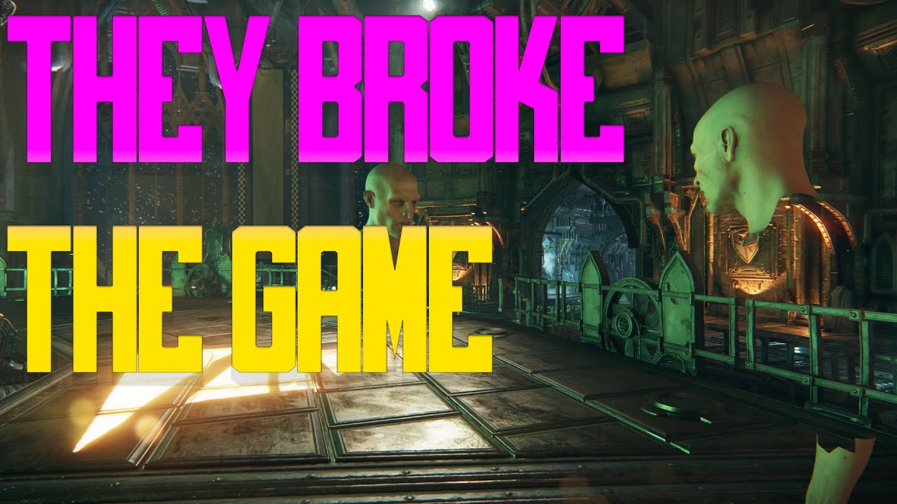 So the game is completely broken now...