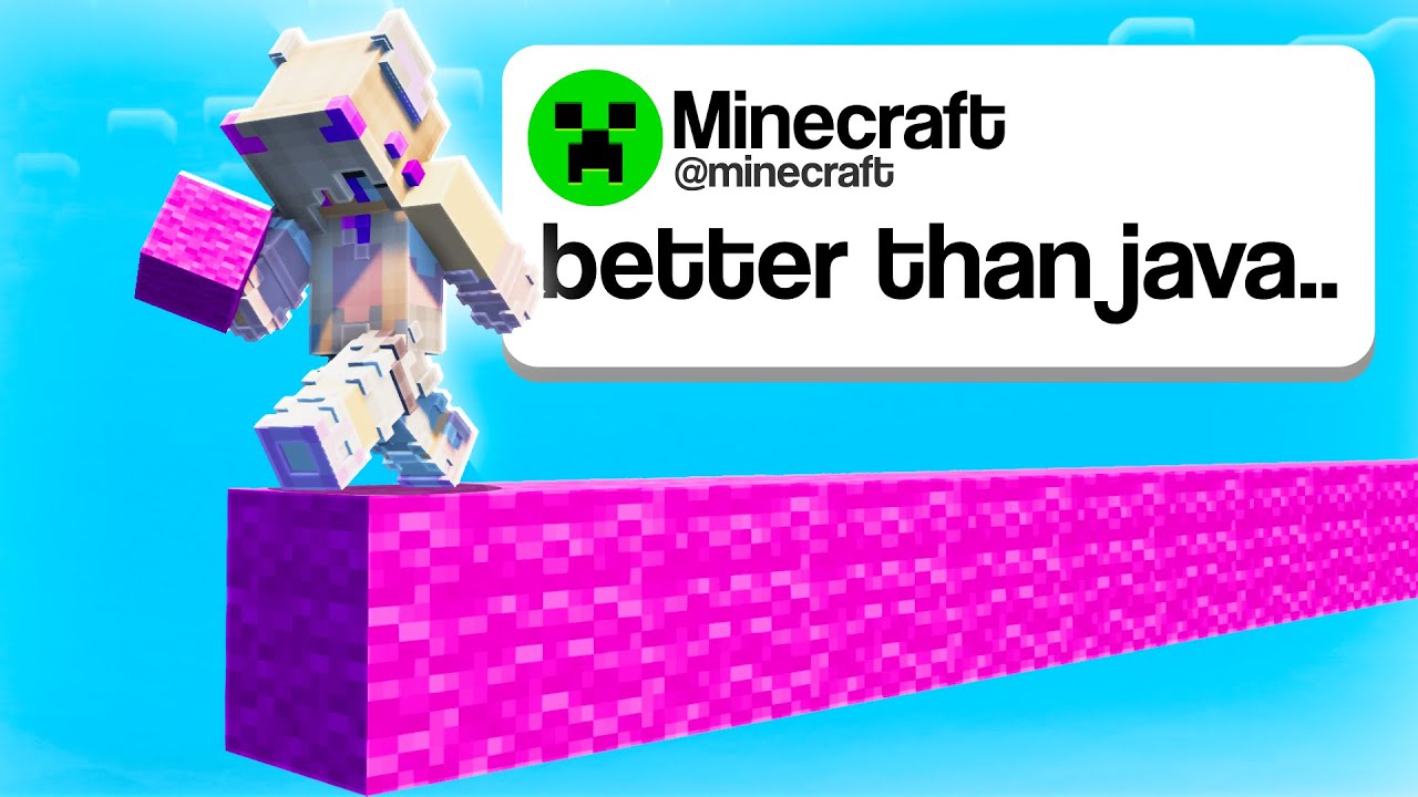 I Played Bedrock Bedwars for the First Time - YouTube