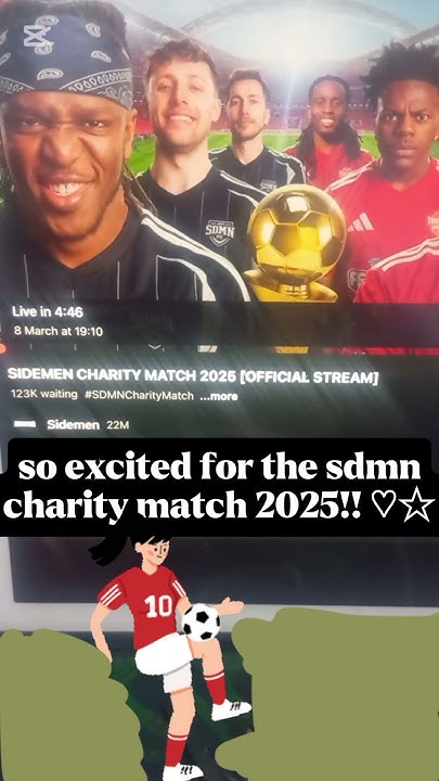sidemen charity match!! sidemen match charitymatch 2025 football YouTube