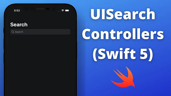 UISearchController in Swift 5 (Search Bar, Swift 5 Xcode 12) -2022 - iOS for Beginners