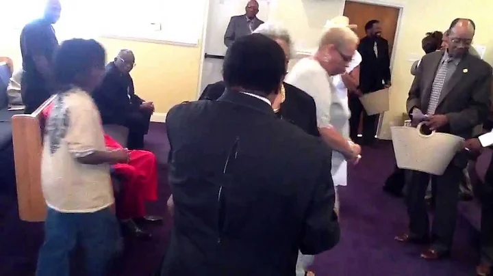 The late Great Bishop Milton Perry blessing and pr...
