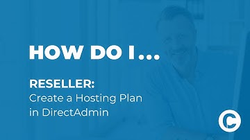 Reseller DirectAdmin - create a hosting plan