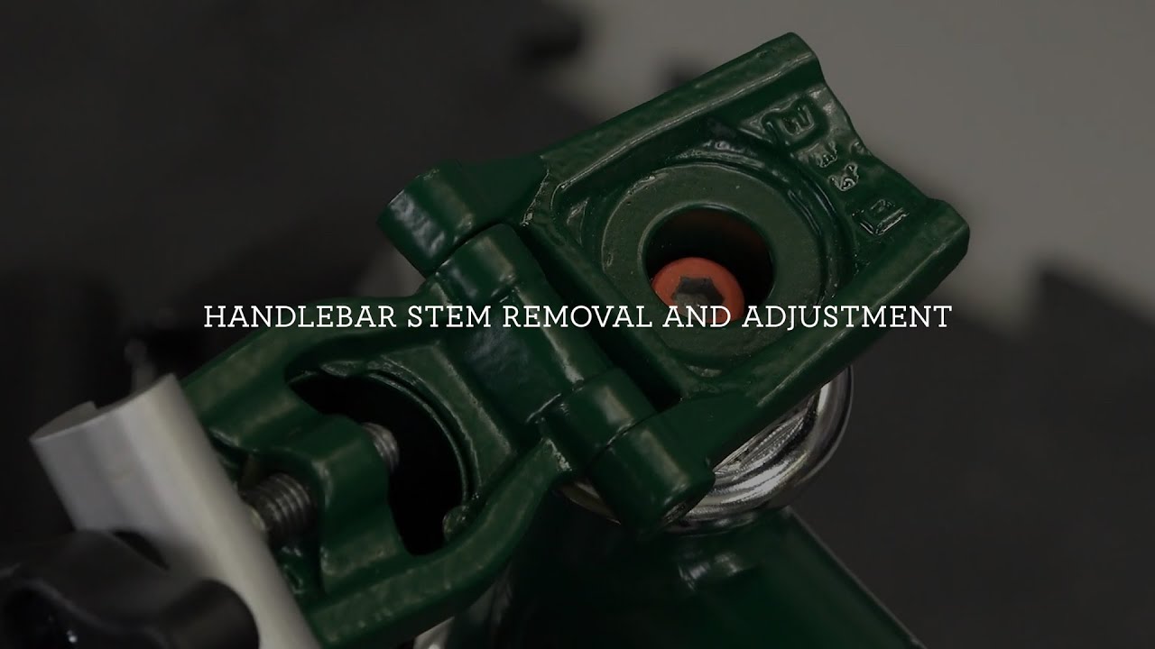 Handlebar Stem Removal And Adjustment for Brompton bikes YouTube