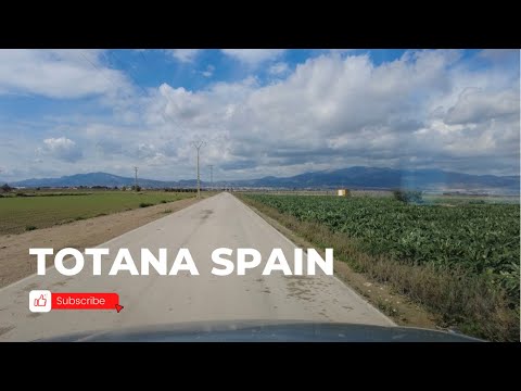 Driving in Totana Spain 2022 || Village View Totana Spain || Europe Life || 4K