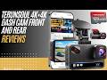 4K Front and Rear Dash Cam with GPS and WiFi Dual Camera Car Security System