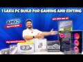 1 Lakh PC Build For Gaming and Editing | Ryzen 5 7600X | RTX 5060 8GB OC | Tag GamerZ Luminor
