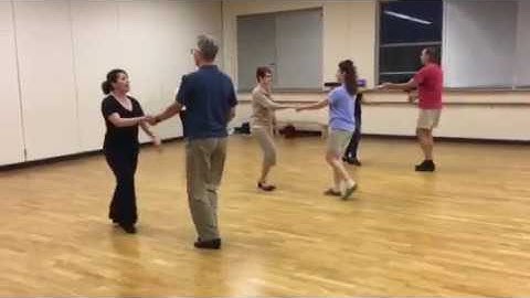 West coast swing bronze- sugar push, left and right side pass, whip