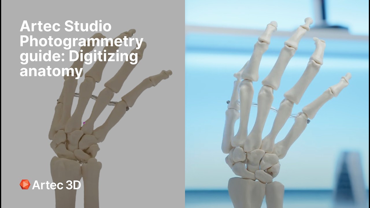 Artec Studio Photogrammetry guide: Digitizing anatomy - YouTube