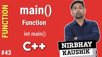 main() Function In C++ | Full Detail Explain | is main() user or pre defined | Hindi By Nirbhay