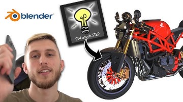 CAD to Blender | MOI3D.step