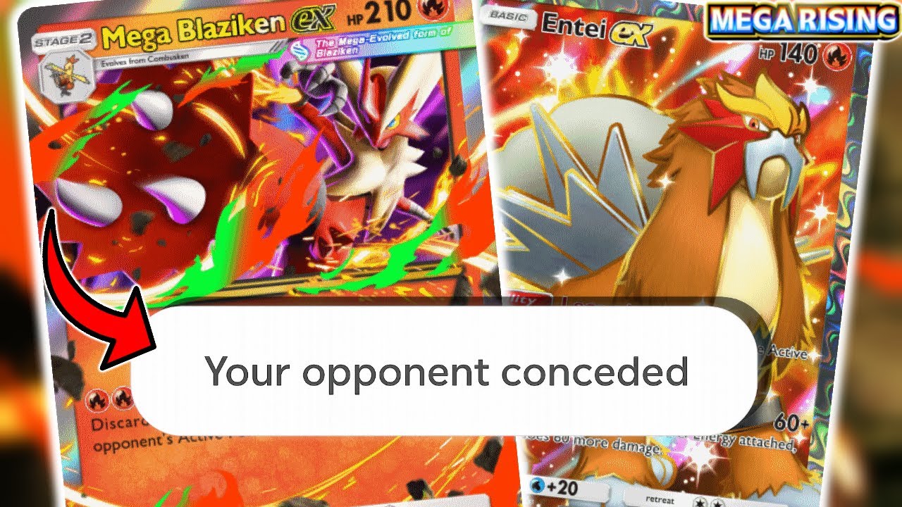 МЕГА БЛЕЙЗИКЕН — ЭТО НЕЧЕСТНО! Автоматическая победа... | Pokemon TCG Pocket
