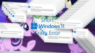 Short Windows 11 Crazy Error