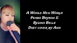 A WHOLE NEW WORLD (duet ) Peabo Bryson & Regina Belle | KARAOKE FEMALE PART ONLY