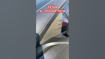 Tesla Model 3 A Pillar #tesla #model3 #modely #carbonfiber #music #shorts #car #automobile #cartok