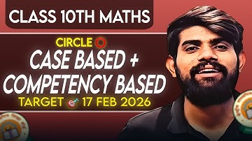 Case Based Study Question | Circle | Ch 10 Maths Class 10 | Competency Based Question
