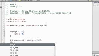 C atof function