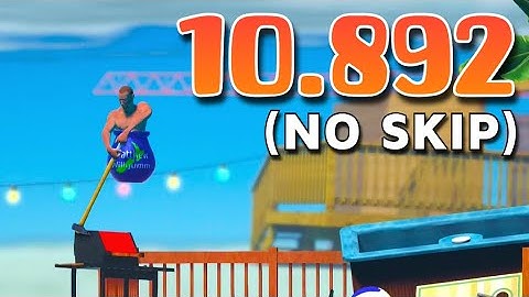 Getting Over It - 10.892 Slide Skip Segment Without Skip