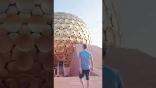 #matrimandir and I featuring Andy #behindthescenes in #auroville #filmmakers #shorts #gimbal