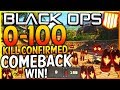 BLACK OPS 4 - "0-100 KILL CONFIRMED COMEBACK WIN!" - Team Challenge #15 (BO4 100-0 COMEBACK WIN)