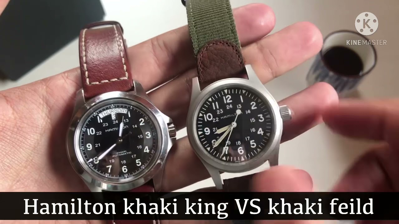 Review watch Hamilton Khaki King VS Hamilton Khaki Field - YouTube
