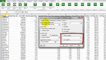 How to run an Agglomerative Hierarchical Clustering (AHC) with XLSTAT?