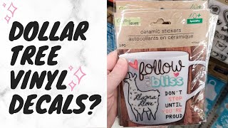 $1 Dollar Tree Vinyl Decals I Put Them to the Test!!!