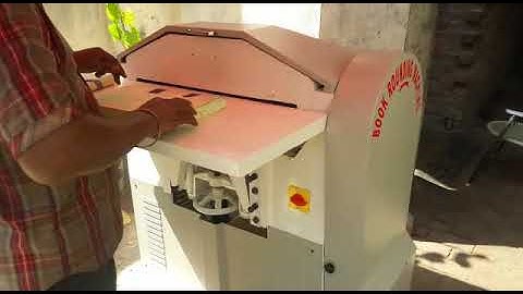 Book Block Rounding Machine