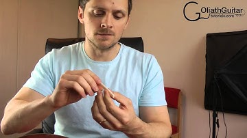 Acoustic Guitar Maintenence - Replacing The Saddle