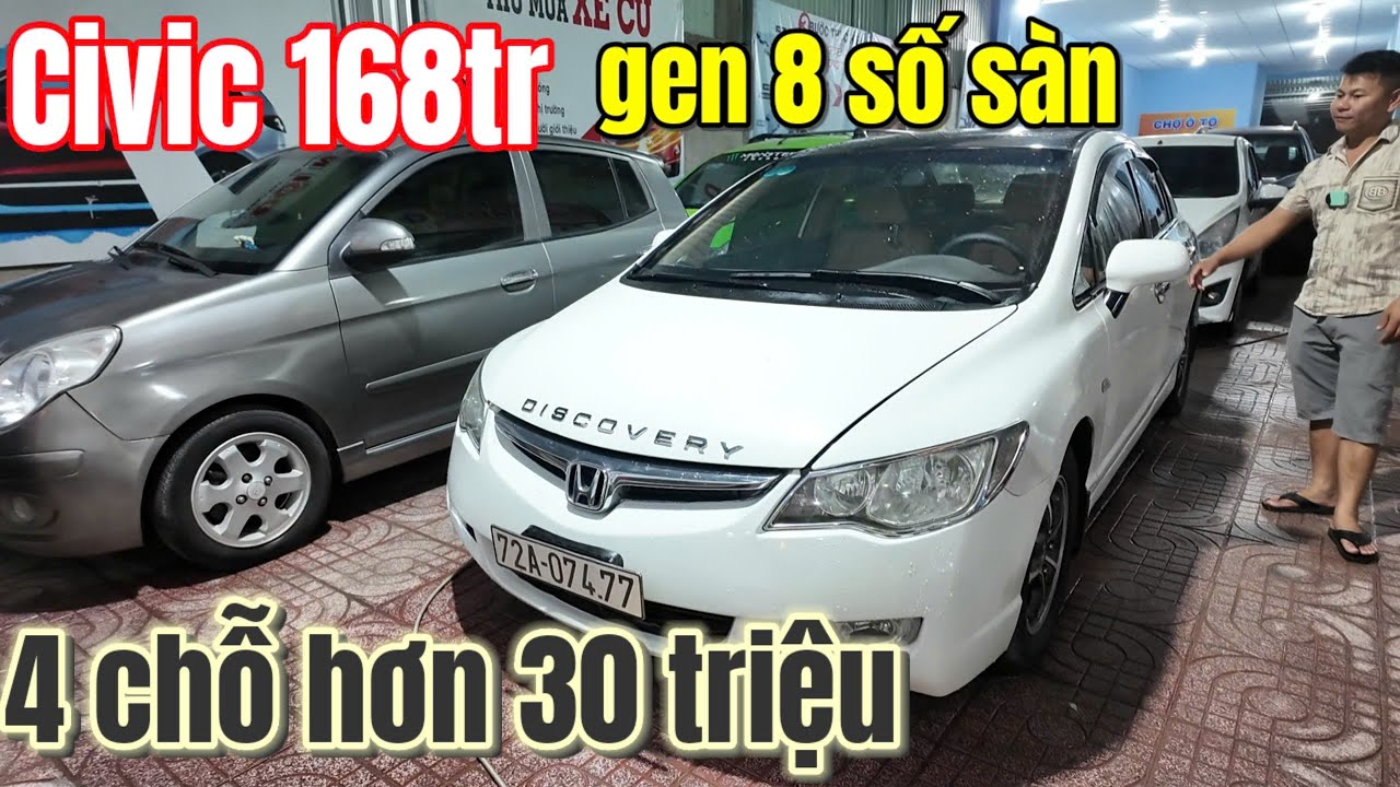 Phát hiện cặp Civic gen 8 cho Ae mê JDM hơn 100tr i10 Morning Captiva...có góp xe cho bà con xa