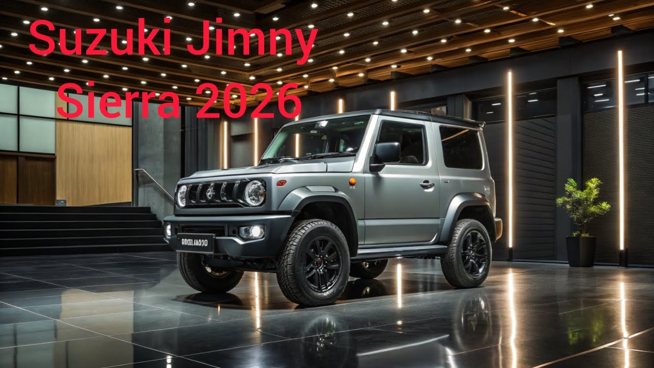 2026 Suzuki Jimny Sierra | Compact Off-Road SUV with Bold Design ...