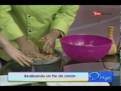 Realizando pie de limón