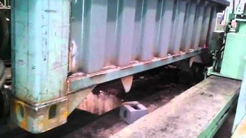 Shipping Container Rear End Frame Automated Welding 142825