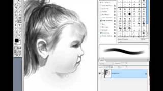 Speed Sketching real Time: 15 minute portrait pt.1
