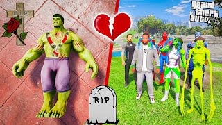 Hulk Died Emotional Video GTA 5 With Avengers | GTAV Avengers | A.K GAME WORLD