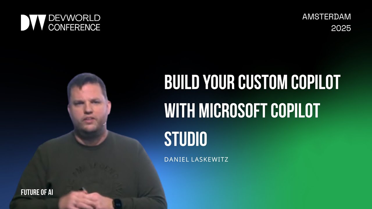 Daniel Laskewitz - Build your custom Copilot with Microsoft Copilot Studio