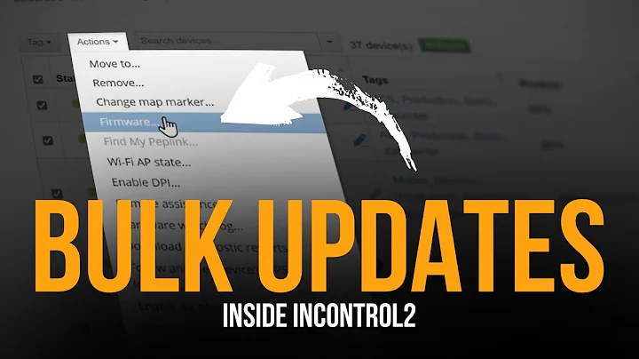 Bulk Firmware Updates with InControl2
