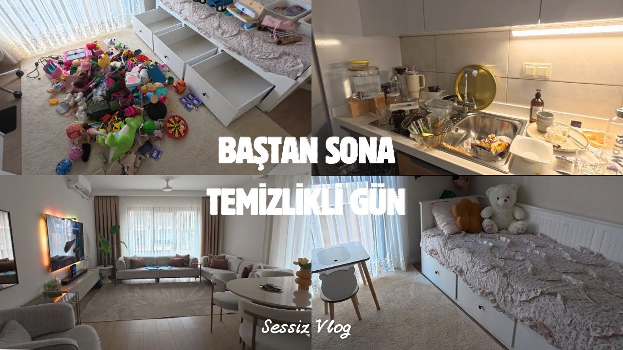Evde Bir Pazar Günü | Baştan Sona Ev Toparlama & Punch | Sakin Vlog | Sessiz Vlog 