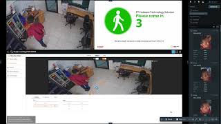 People Counting AI Hanwha PNO-A9081R with NX Witness VMS