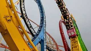 Größte transportable Achterbahn der Welt! "Olympia Looping" - Barth [ Oktoberfest München 2025 ]