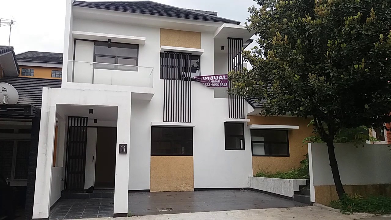  Rumah  Baru minimalis  dijual cluster  terdepan sentulcity 