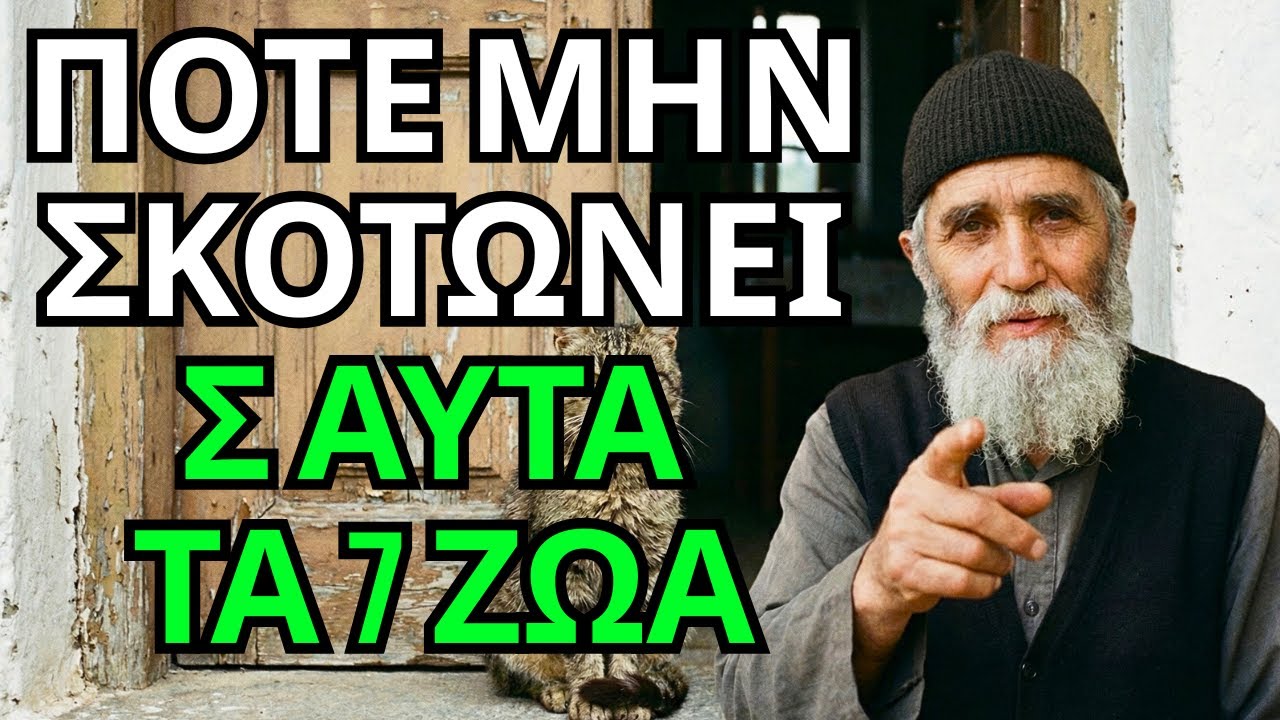 Ο Άγιος Παΐσιος ΑΠΟΚΑΛΥΠΤΕΙ: ΤΑ 7 ΖΩΑ ΠΟΥ Ο ΧΡΙΣΤΙΑΝΟΣ ΠΟΤΕ ΔΕΝ ΠΡΕΠΕΙ ΝΑ ΣΚΟΤΩΝΕΙ