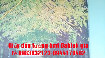 Tranh dán tường buôn ma Thuột đắc Lắk