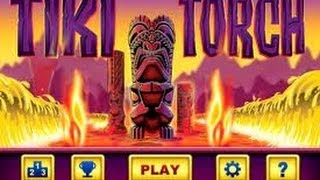 Tiki Torch casino slot game iPhone App Review screenshot 1