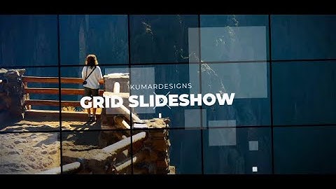 Grid Slideshow After Effects Templates