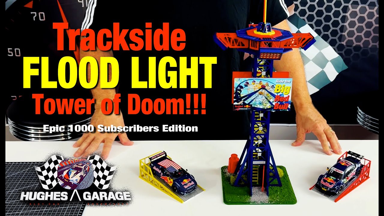 Extreme Slot Car Flood Light Tower Build Hughes Garage SCA Ep 22 