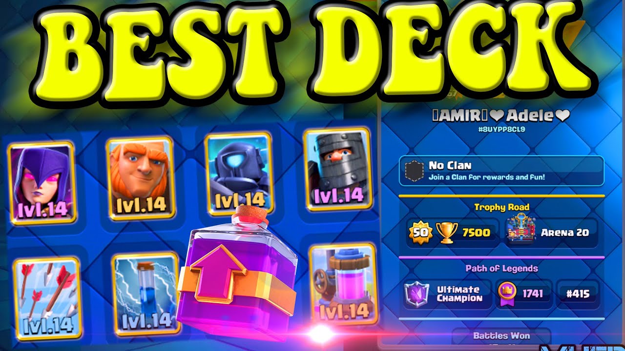 91% WIN RATE! *NEW* PEKKA DOUBLE PRINCE DECK — Clash Royale 