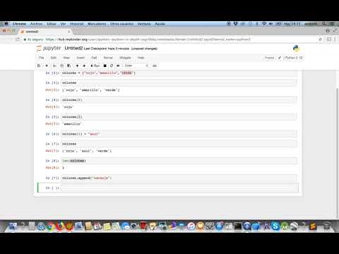 Python 3. Curso completo de Python 3. Listas