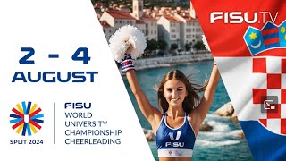 Split 2024 FISU Championship Cheerleading Day 2