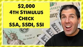 $2,000 4th Stimulus Check Update in 2024 - Social Security, SSDI, SSI, Low Income