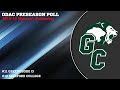 2018-19 ODAC Women's Swimming Coaches Poll